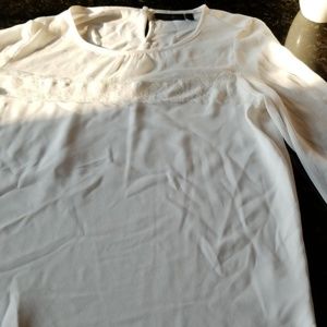 Embellished long sleeve blouse